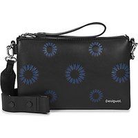 Desigual Women Accessories PU Across Body Bag, Black, One Size