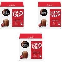 NESTLE Dolce Gusto Kit Kat Hot Chocolate Pods 256 g - Pack of 3 (3*16)
