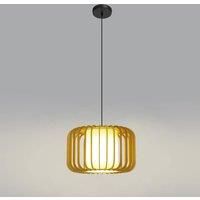 Forlight hanging light Viva, light brown, wood, 40 cm