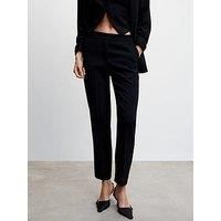 Mango Suit Trousers - Black
