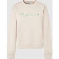 Pepe Jeans Women/'s Lana Sweatshirt, White (Canvas White), M