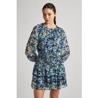 Coral Printed Dress Multi