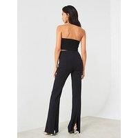 Mango Black Flared Trousers