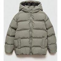 Mango Boys Padded Coat - Light Green