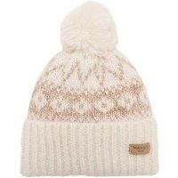 Mango Girls Pom Pom Knitted Hat - Cream