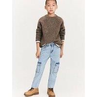 Mango Boys Cargo Jeans - Blue