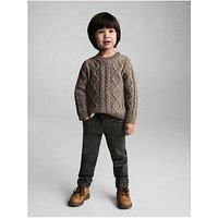 Mango Younger Boys Elasticated Waist Jeans - Black