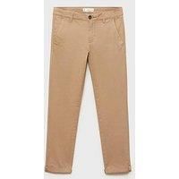 Mango Boys Chino Trousers - Beige