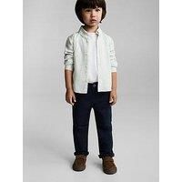 Mango Younger Boys Chino Trousers - Navy