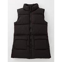 Mango Girls Gilet - Black