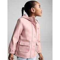 Mango Younger Girls Rubberised Rain Coat - Pink