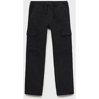 Mango Boys Cargo Trousers - Black