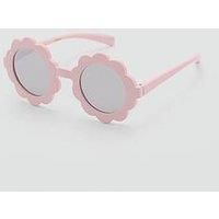 Mango Younger Girls Flower Sunglasses - Pink