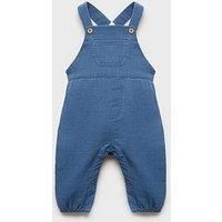 Mango Baby Unisex Dungarees - Blue