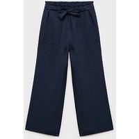 Mango Girls Trousers - Navy