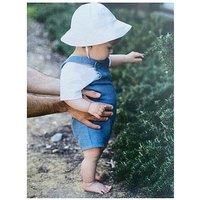 Mango Baby Boys Shortie Dungarees - Green