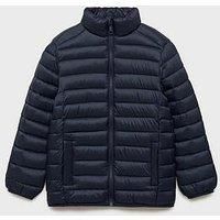 Mango Boys Padded Coat - Navy