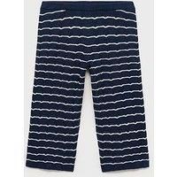 Mango Younger Girls Ula Knitted Co-Ord Trousers - Navy