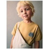 Mango Younger Boys Desert Vibes Back Print Short Sleeve T-Shirt - Yellow