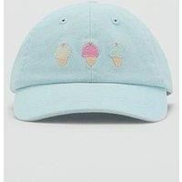 Mango Younger Girls Ice Cream Cap - Green - Green