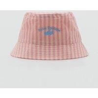 Mango Younger Girls Candy Stripe Bucket Hat - Pink