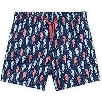 Mango Younger Boys Seahorse Swimshorts - Navy