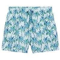 Mango Boys Palm Tree Swimshorts - Blue