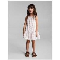 Mango Younger Girls Strappy Dress - White