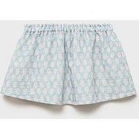 Mango Younger Girls Co-Ord Skirt - Aqua