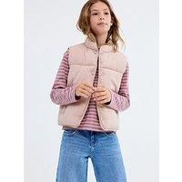 Mango Girls Gilet - Light Pink