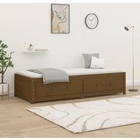 Day Bed Honey Brown 90x200 cm Solid Wood Pine