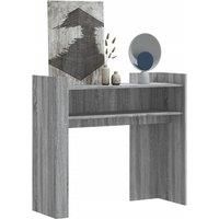 Berkfield Home Console Table Grey Sonoma 100x35x90 cm Engineered Wood | Size: 100 x 35 x 90 cm