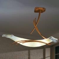 Sil-Lux Designer ceiling light ROMA 60 copper red