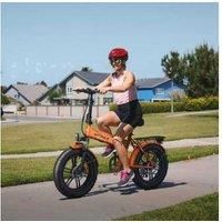 Black ENGWE EP-2 Boost Foldable Electric Bike