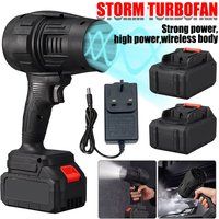 VOGREX 130, 000 RPM Mini Turbo Blower Portable Air Dryer in Black
