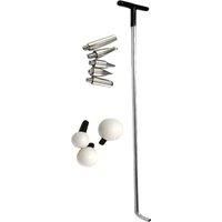 Car dent repair tool set, single hook, three-piece set for dent and bumper repair, dual-use replacement head