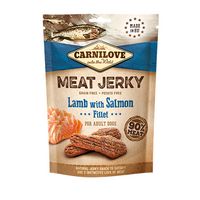 Carnilove Jerky Lamb with Salmon Fillet Grain & Potato Free Meaty Adult Dog 100g