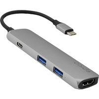 Epico USB-C 4in1 Hub 4k HDMI - Grey/Black