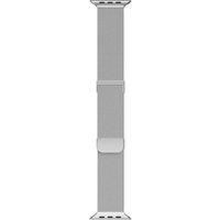 EPICO Milanese Apple Watch 38 - 42 mm Mesh Strap - Silver, Silver/Grey