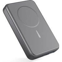 EPICO Mag Aluminium 10000 mAh Portable Magnetic Power Bank - Grey, Silver/Grey