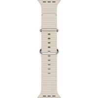 EPICO Ocean Apple Watch 42 - 49 mm Silicone Strap - Ivory, Cream