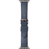EPICO Apple Watch 38 - 42 mm Leather Strap - Blue, Blue