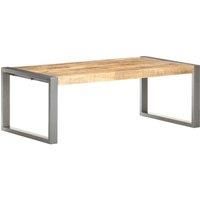 Coffee Table 110x60x40 cm Rough Mango Wood