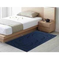 Heavy Duty Machine Washable Hallway Kitchen Non Slip Door Mat Navy