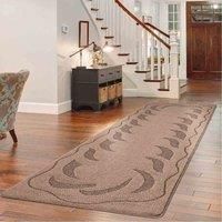 Heavy Duty Machine Washable Hallway Kitchen Non Slip Door Mat Beige