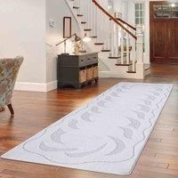 Heavy Duty Machine Washable Hallway Kitchen Non Slip Door Mat Silver