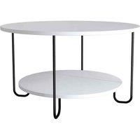 FWStyle Corro Modern Coffee Table White Multipurpose H 45Cm, White