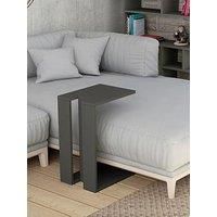 Decortie C-table End Table 40X30X57Cm Particleboard Anthracite Grey, Black