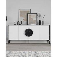 Decortie Gora Large Sideboard - Black/White