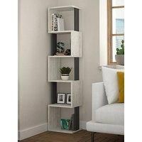 Decortie Piri Bookcase Shelf Unit - Ancient White/Anthracite